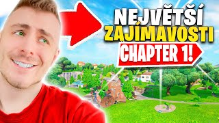 TOP ZAJÍMAVOSTI Ve Fortnite CHAPTER 1 KTERÝ SI NEVĚDĚL [upl. by Snebur92]