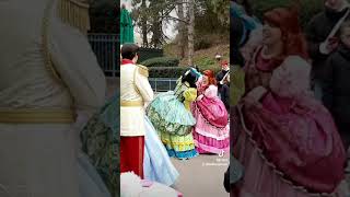 Can the UGLY SISTERS lift the Sword in the Stone at Disneyland Paris [upl. by Akila]