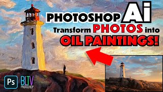 Photoshop Ai Create the Look of PAINTINGS from PHOTOS with Generative Fill [upl. by Elaynad87]