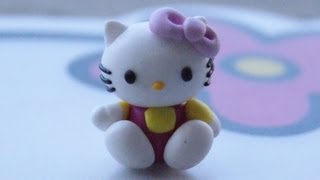 Hello Kitty Polymer Clay [upl. by Ezalb721]