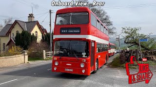 Leyland Atlantean  Park Royal  NRN397P 4K ONBOARD [upl. by Tymes]