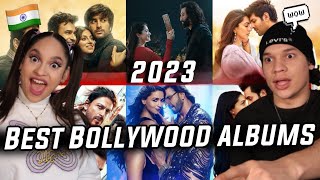 Waleska amp Efra reaction to the BEST INDIAN  Hindi ALBUMS of 2023 [upl. by Ihp]