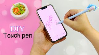 How to make touch pen for mobile  diy touch pen  touch pen making at home  stylus pen [upl. by Minabe]