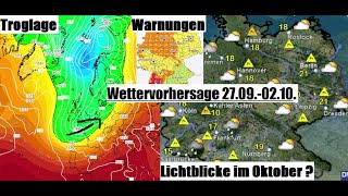 Nach Regen und Sturm kurzer Zwischenhocheinfluss Wettervorhersage 270902102024 [upl. by Maloy690]