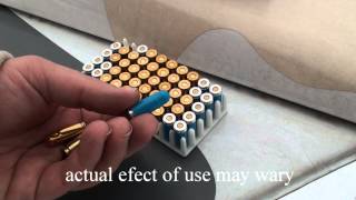 nonlethal 9mm luger plastic bullet and blank acoustic ammunition preview  test [upl. by Lleval]