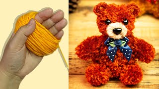 16 cool yarn crafts easy  fun easy yarn crafts [upl. by Chemarin721]