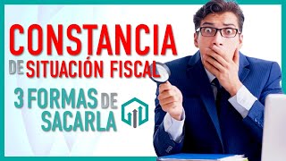 ✔️ Cómo imprimir mi RFC SIN CONTRASEÑA 2023  Constancia Situación Fiscal desde pagina del SAT CIF [upl. by Bond]