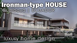 Touring this Ironmantype HOUSE in Cumbaya  Contemporary Architecture  11800 sqft  ORCA  Zafra [upl. by Kcirddehs]