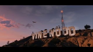 GTA 5 Gameplay  The Vinewood Sign and Concert Stadium [upl. by Silloc]