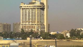 Downtown Baghdad view from the Tigris river [upl. by Ssac]