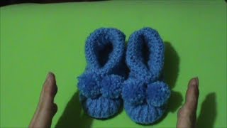 Pantuflas para niños en Crochet [upl. by Aleibarg]