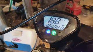 Universal digital speedometer review and install guide [upl. by Tamanaha]