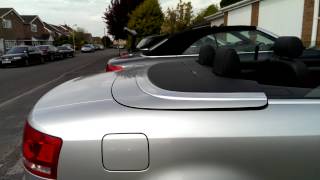 Audi A4 B6B7 Convertible Cabriolet Roof Fault No 2 [upl. by Ariadne]