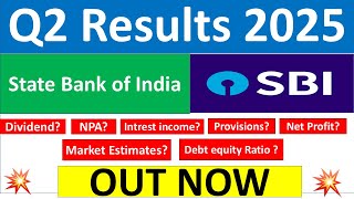 SBI Q2 results 2025  State Bank of India results today  SBI Share News  SBI Share latest news [upl. by Desirea]