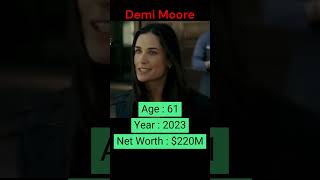 Demi Moore before and after success 😍 demimoore demi acting motivation shorts [upl. by Temme]