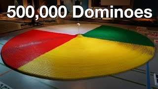 500000 Dominoes  The Year in Domino  3 Guinness World Records [upl. by Cherian]