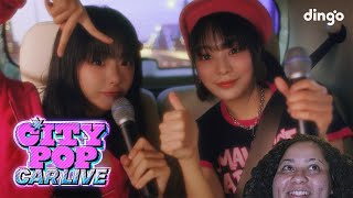 QWER Citypop Car Live Reaction [upl. by Lesiram]