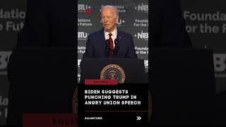 Biden suggests punching Trump [upl. by Aicia705]