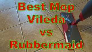 Best Mop Review Vileda vs Rubbermaid [upl. by Longtin]