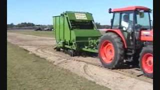 Broadcast Fairway Sprigging machine apparatus [upl. by Mercy]