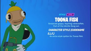 Fortnite  How To Unlock Toona Fish Code Name Elf Style [upl. by Lopes]