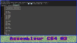 3 Assembleur C64 [upl. by Ross]