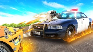 BECOMING POLICE OFFICER TO SAVE GTA 5 [upl. by Colvin]