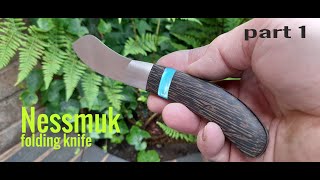 Folding knife making with hidden screws  part 1 [upl. by Rori21]