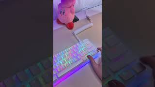 unboxing Womier k61 keyboard 🥰 gaming keyboard pc pcsetup shorts tech [upl. by Noland]