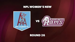 NPL Womens NSW Round 26 APIA Leichhardt FC v Macarthur Rams Womens FC [upl. by Eliathan]