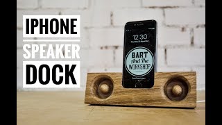 DIY Iphone speaker dock TUTORIAL [upl. by Ahselet]