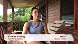 Mission Trips Belize Orphanage Review Madeline Morrissey University of Dayton [upl. by Acirretahs]