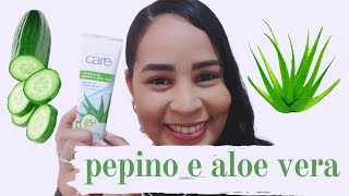 MÁSCARA FACIAL PEPINO E ALOE VERA  PARA TODOS OS TIPOS DE PELE • AVON CARE [upl. by Nnail482]