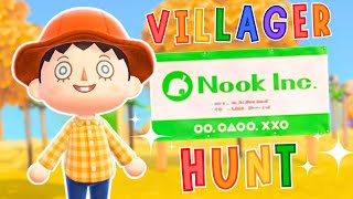 lets go Villager Hunting on my new ACNH island [upl. by Cathi630]