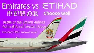 Emirates vs Etihad Airways Who has the best Economy class in the UAE 🇦🇪 [upl. by Twedy]