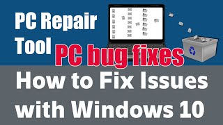 How to Fix Issues with Windows 10  Windows Repair  Outbyte PC Repair Tool [upl. by Etaner]