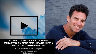 Plastic Surgery for Men What to Expect with Face amp Neck Procedures  Ramsey Choucair MD [upl. by Nevetse50]