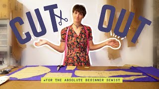 CUT IT OUT ✂️Part 1 ✂️How To Cut Fabric with a Pattern Like a Pro [upl. by Kaylil311]