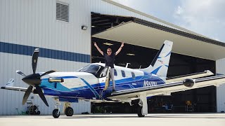 FLYING THE BRAND NEW TBM960  Flight VLOG [upl. by Allesig]