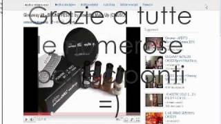 Estrazione Giveaway 9  BUON NATALE by Cinecittà Make Up [upl. by Erl391]