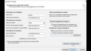 Comment configurer ma boîte mail sur Outlook [upl. by Christen]