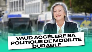 Vaud accélère sa politique de mobilité durable [upl. by Ydassac]