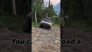 401k or 3rd gen 4r automobile 3rdgen offroad 3rdgen4runner overland foryou overlanding [upl. by Annahsit]