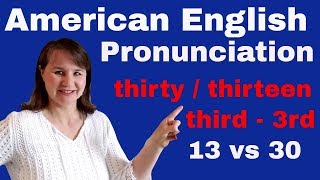 How to Pronounce “Thirty” in American English [upl. by Mettah]