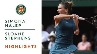 Simona Halep vs Sloane Stephens  Final Highlights I RolandGarros 2018 [upl. by Aigroeg]