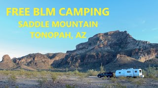 FREE BLM Camping at Saddle Mountain  Tonopah AZ [upl. by Letha469]