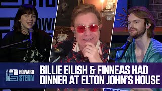 What Happened When Billie Eilish and Finneas Had Dinner at Elton John’s House [upl. by Clayson]