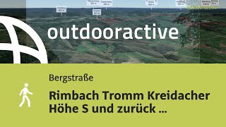 Wanderung an der Bergstraße Rimbach Tromm Kreidacher Höhe S und zurück am 14082021 223642 [upl. by Fillbert]