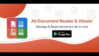 All Document Reader  PDF Docx XLSX [upl. by Noillid]