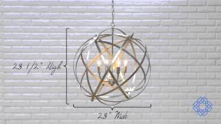 Capital Lighting Axis Four Light Pendant [upl. by Enaywd220]